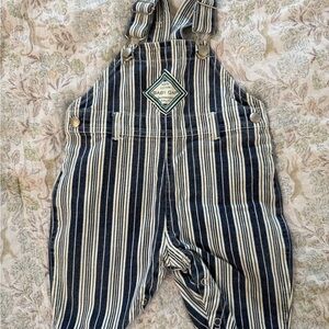 Vintage Baby Gap Striped Overalls 3-6m